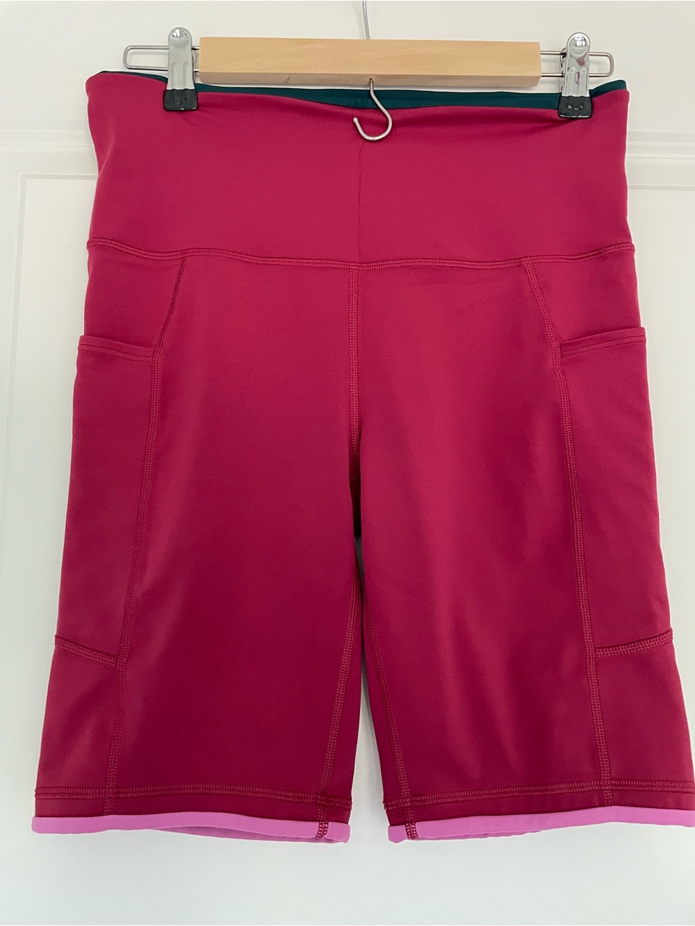 cotopaxi Berry-Tone High-Rise Bike Shorts with Side Pockets